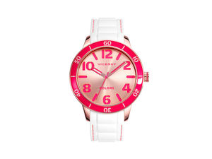 RELOJ VICEROY ACERO CORREA BLANCA SRA COLORS REF 47866-74