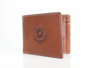 CARTERA DE PIEL MARRN