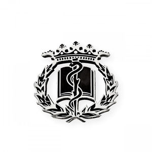 INSIGNIA PLATA MEDICINA